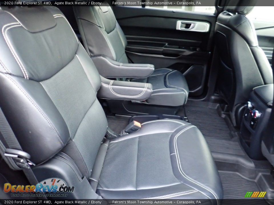 2020 Ford Explorer ST 4WD Agate Black Metallic / Ebony Photo #14