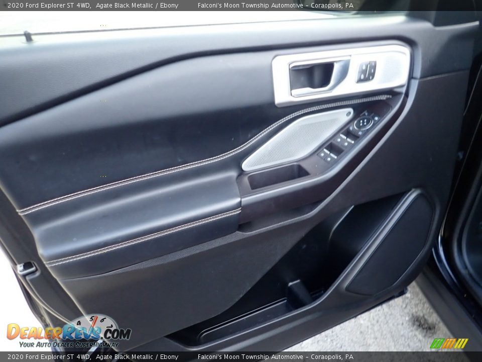 2020 Ford Explorer ST 4WD Agate Black Metallic / Ebony Photo #19
