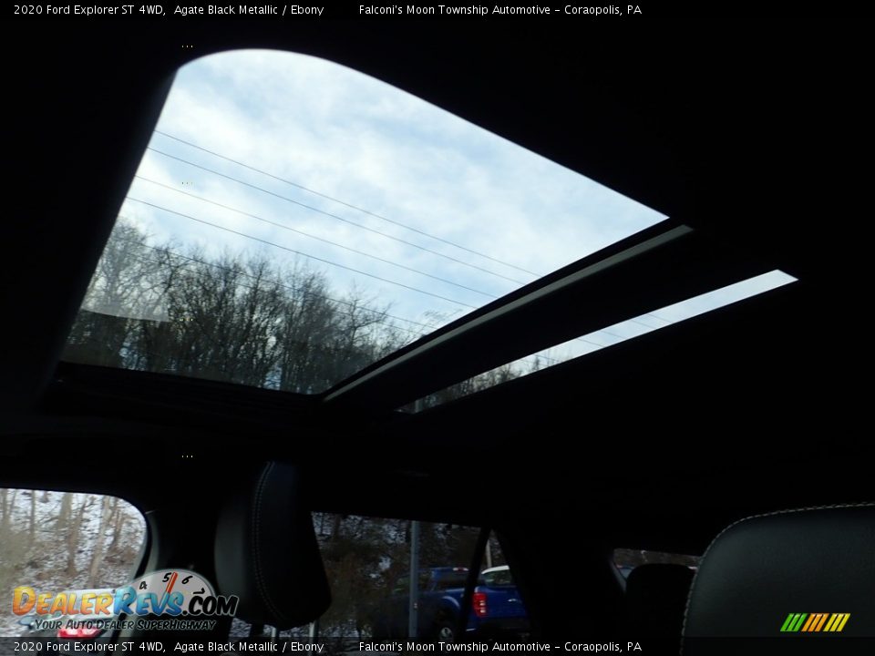 2020 Ford Explorer ST 4WD Agate Black Metallic / Ebony Photo #20