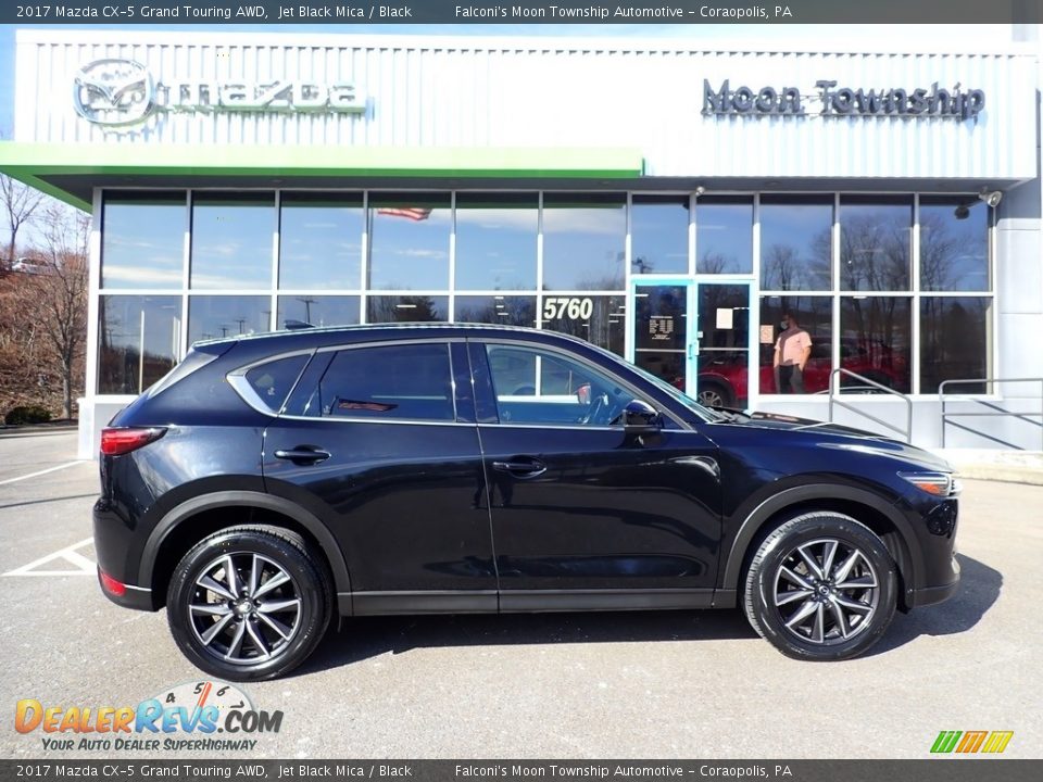 2017 Mazda CX-5 Grand Touring AWD Jet Black Mica / Black Photo #1