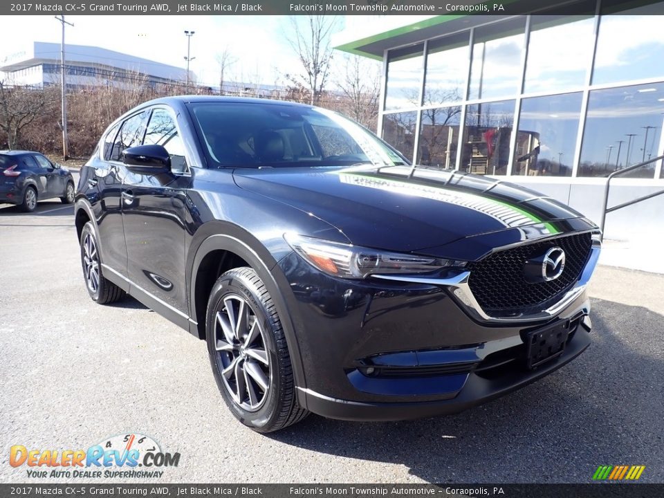 2017 Mazda CX-5 Grand Touring AWD Jet Black Mica / Black Photo #3