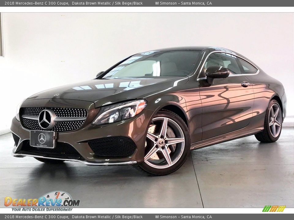 2018 Mercedes-Benz C 300 Coupe Dakota Brown Metallic / Silk Beige/Black Photo #12