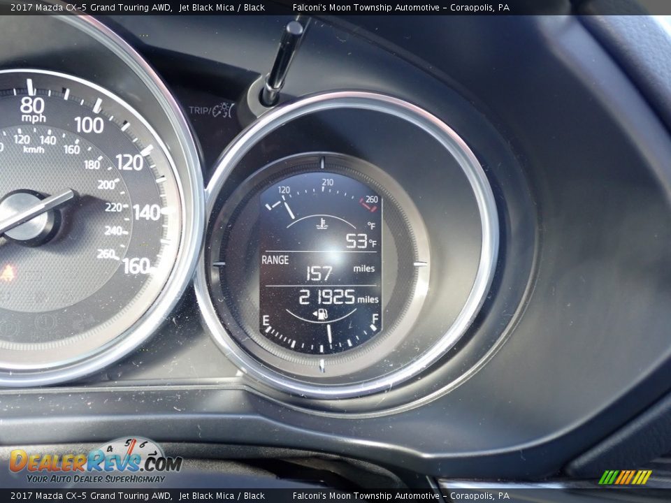 2017 Mazda CX-5 Grand Touring AWD Jet Black Mica / Black Photo #22