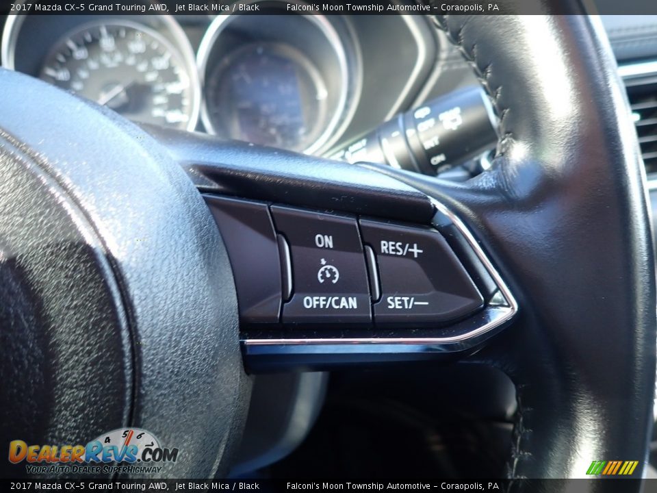 2017 Mazda CX-5 Grand Touring AWD Jet Black Mica / Black Photo #24