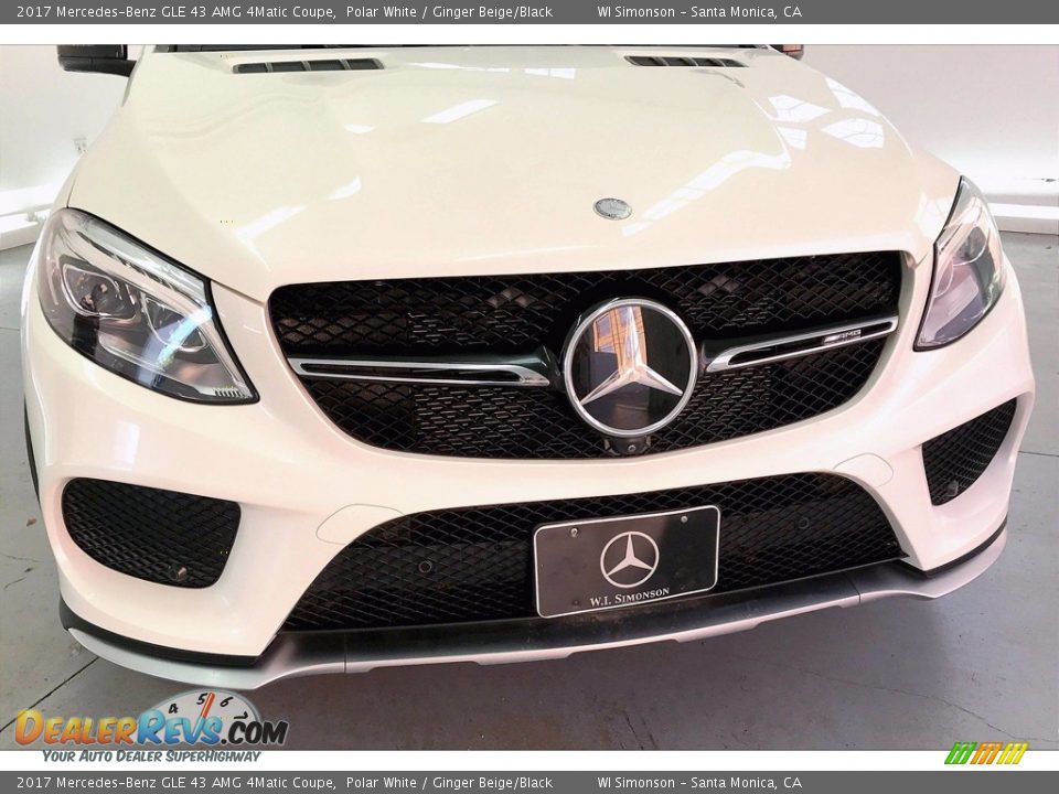 2017 Mercedes-Benz GLE 43 AMG 4Matic Coupe Polar White / Ginger Beige/Black Photo #30