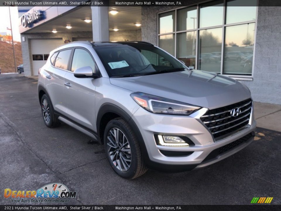 2021 Hyundai Tucson Ulitimate AWD Stellar Silver / Black Photo #1