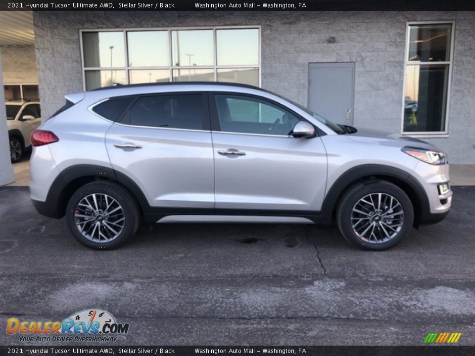 Stellar Silver 2021 Hyundai Tucson Ulitimate AWD Photo #2