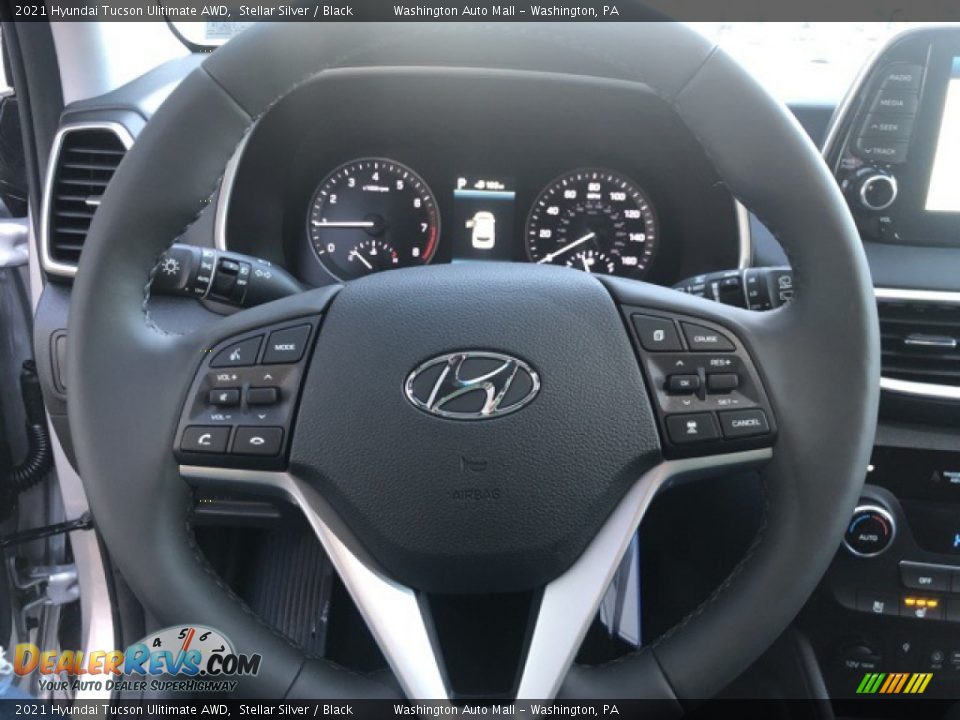 2021 Hyundai Tucson Ulitimate AWD Steering Wheel Photo #10