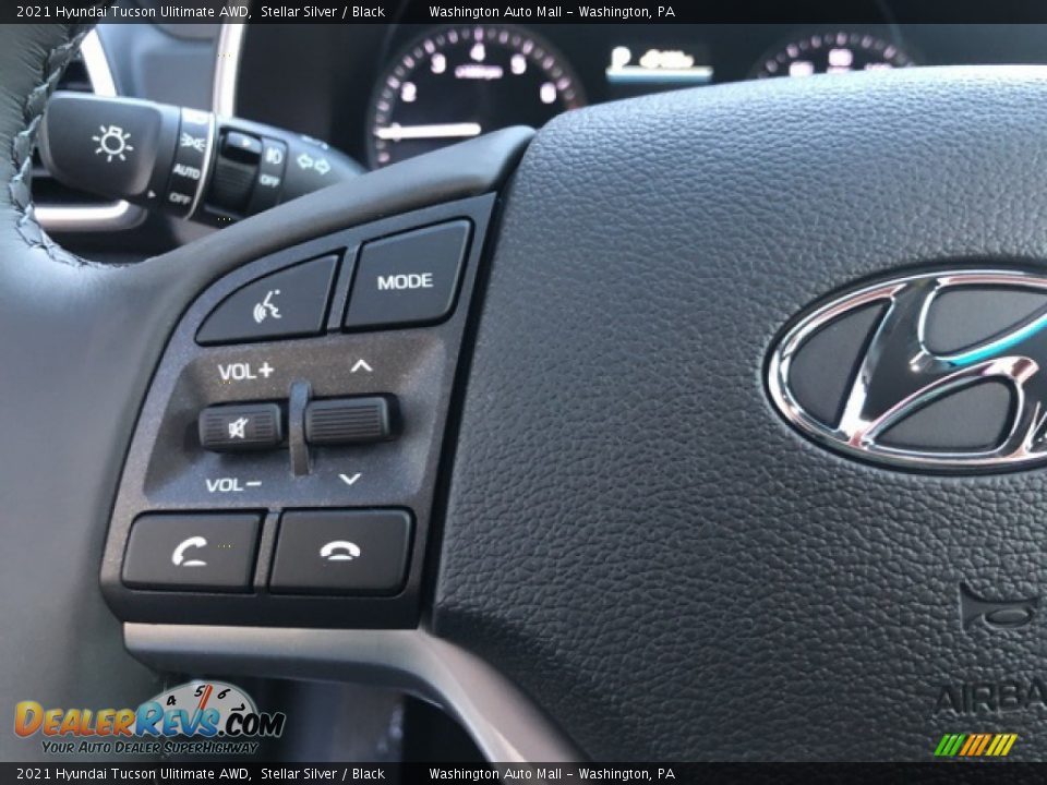 2021 Hyundai Tucson Ulitimate AWD Steering Wheel Photo #11