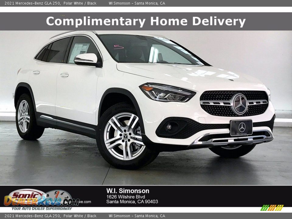 2021 Mercedes-Benz GLA 250 Polar White / Black Photo #1