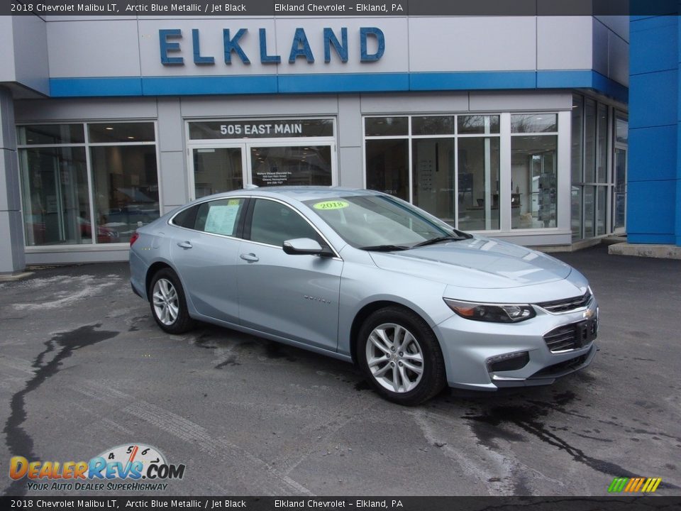 2018 Chevrolet Malibu LT Arctic Blue Metallic / Jet Black Photo #1