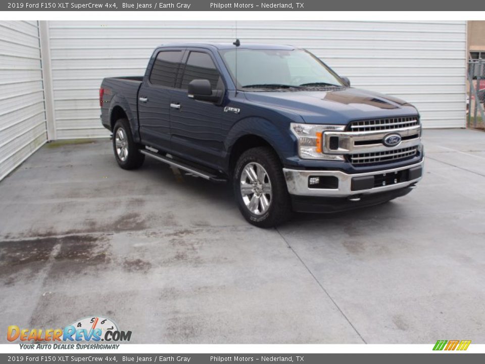 2019 Ford F150 XLT SuperCrew 4x4 Blue Jeans / Earth Gray Photo #2