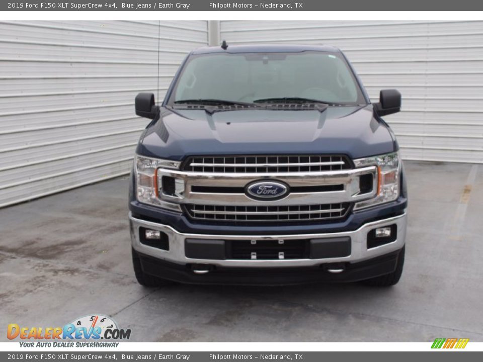 2019 Ford F150 XLT SuperCrew 4x4 Blue Jeans / Earth Gray Photo #3