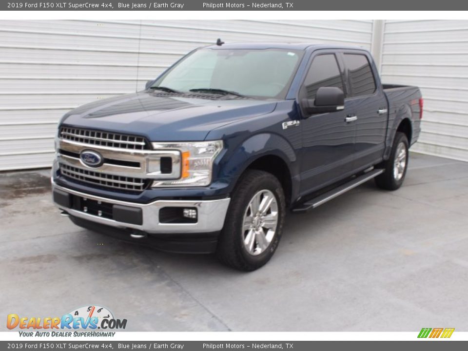 2019 Ford F150 XLT SuperCrew 4x4 Blue Jeans / Earth Gray Photo #4