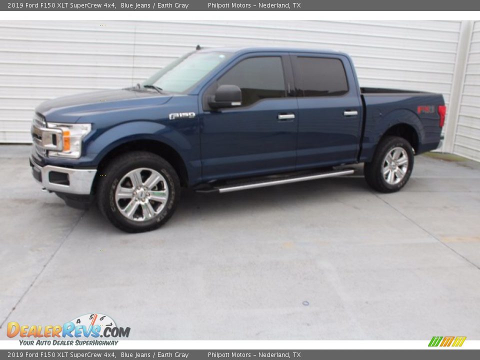 2019 Ford F150 XLT SuperCrew 4x4 Blue Jeans / Earth Gray Photo #5