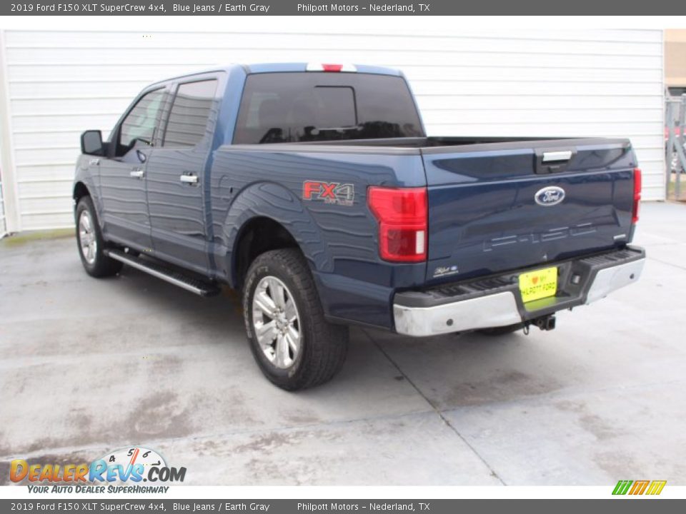 2019 Ford F150 XLT SuperCrew 4x4 Blue Jeans / Earth Gray Photo #6