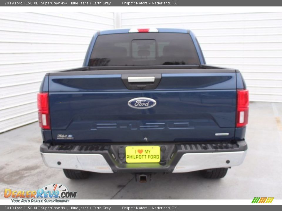 2019 Ford F150 XLT SuperCrew 4x4 Blue Jeans / Earth Gray Photo #7