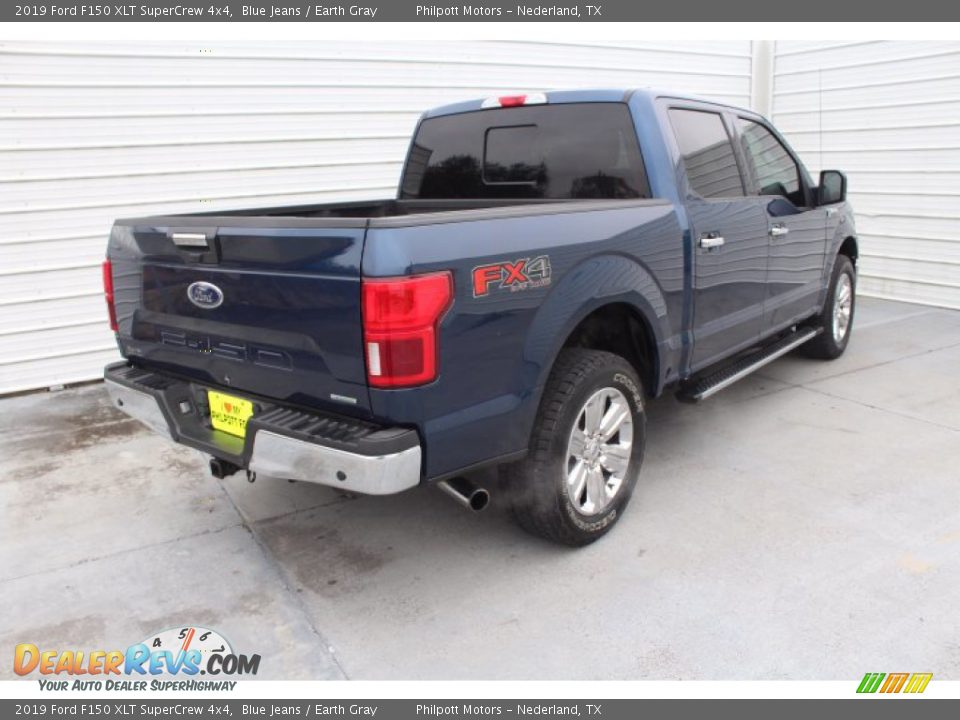 2019 Ford F150 XLT SuperCrew 4x4 Blue Jeans / Earth Gray Photo #8