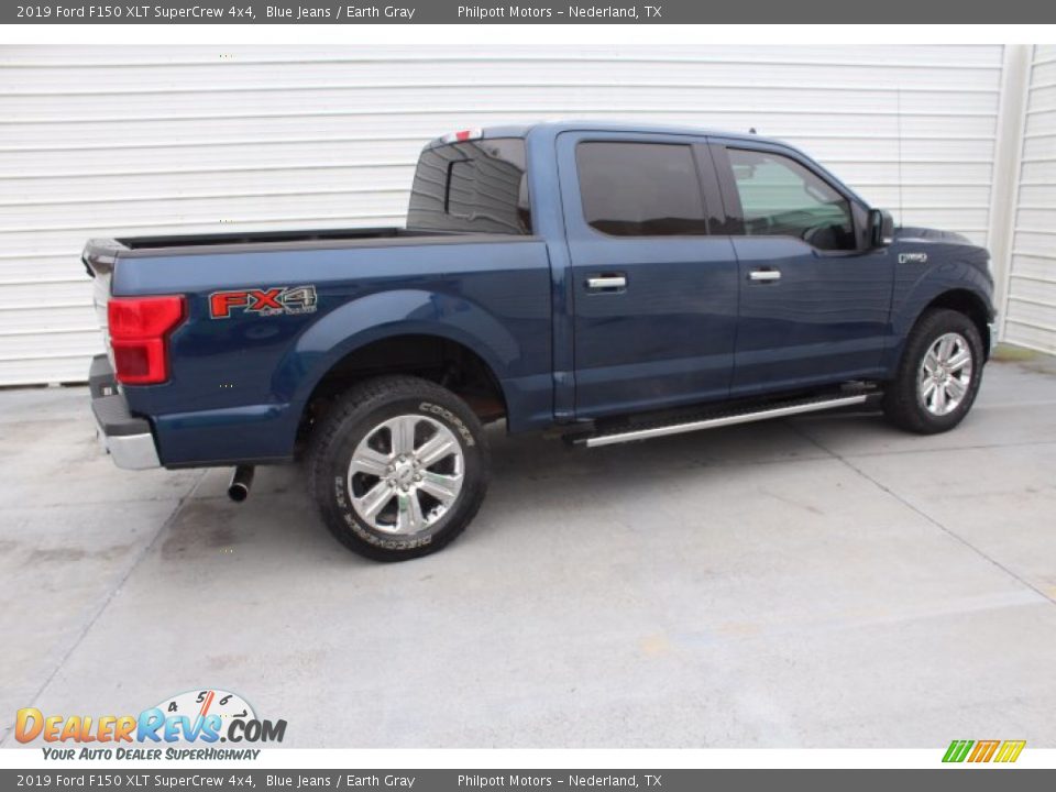 2019 Ford F150 XLT SuperCrew 4x4 Blue Jeans / Earth Gray Photo #9