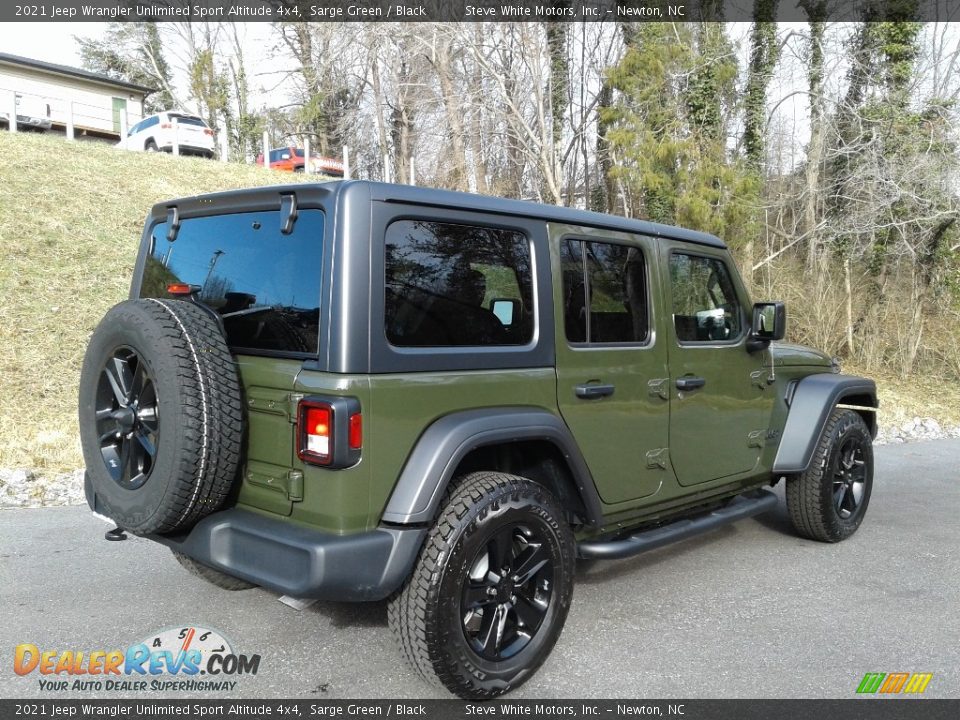 2021 Jeep Wrangler Unlimited Sport Altitude 4x4 Sarge Green / Black Photo #6