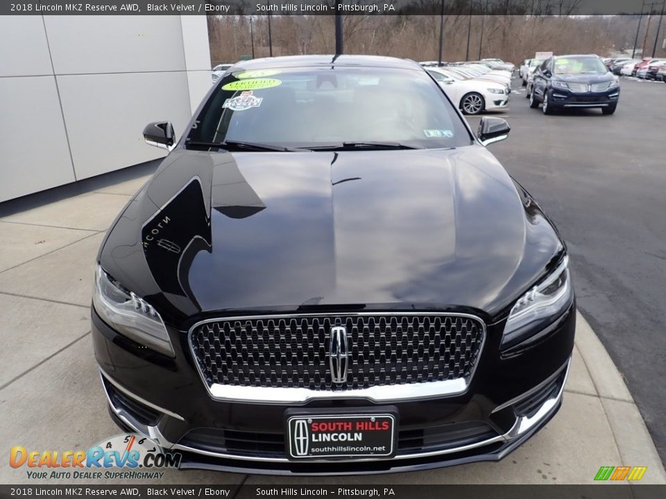 2018 Lincoln MKZ Reserve AWD Black Velvet / Ebony Photo #9