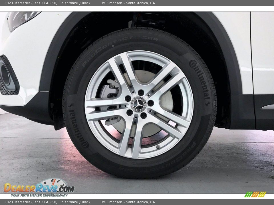 2021 Mercedes-Benz GLA 250 Polar White / Black Photo #9