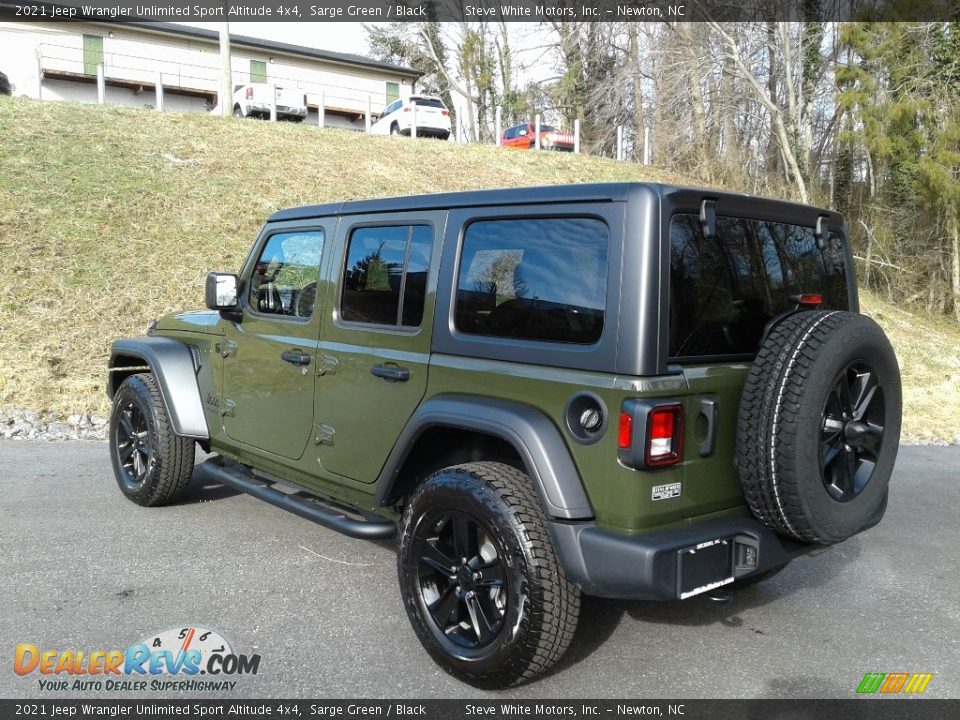 2021 Jeep Wrangler Unlimited Sport Altitude 4x4 Sarge Green / Black Photo #8