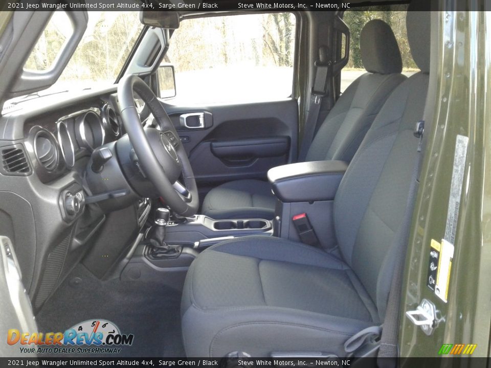 2021 Jeep Wrangler Unlimited Sport Altitude 4x4 Sarge Green / Black Photo #10