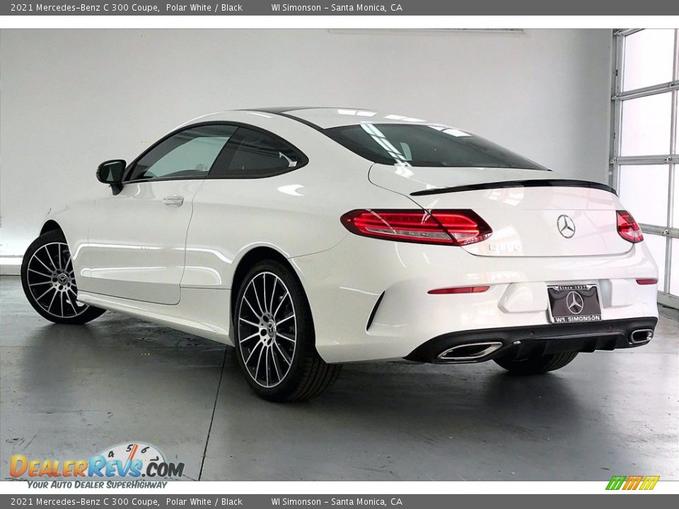 2021 Mercedes-Benz C 300 Coupe Polar White / Black Photo #2