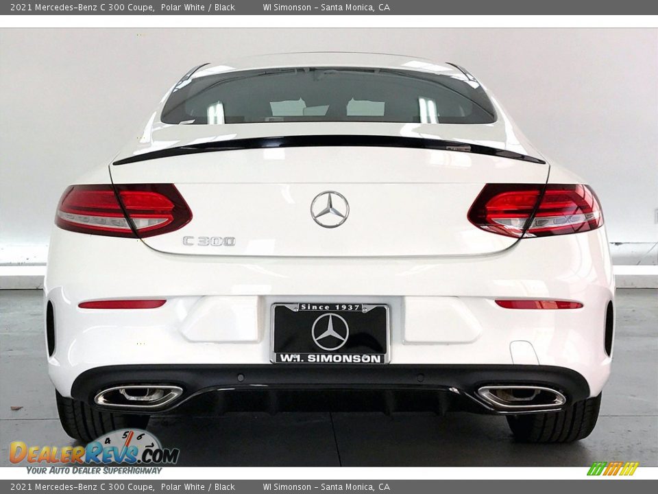 2021 Mercedes-Benz C 300 Coupe Polar White / Black Photo #3