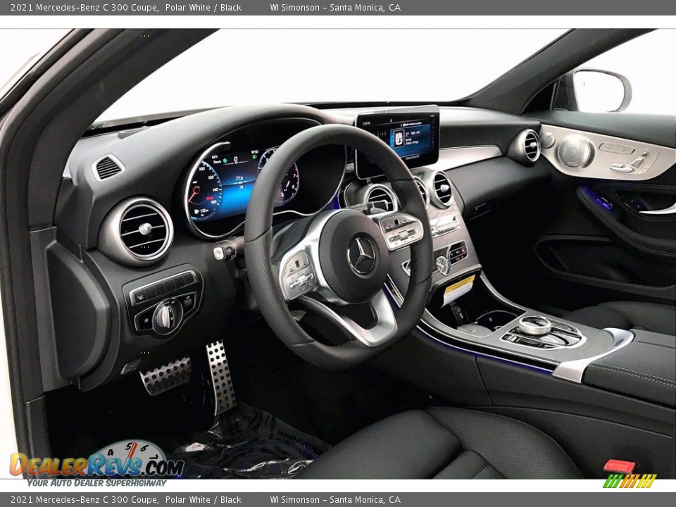 2021 Mercedes-Benz C 300 Coupe Polar White / Black Photo #4