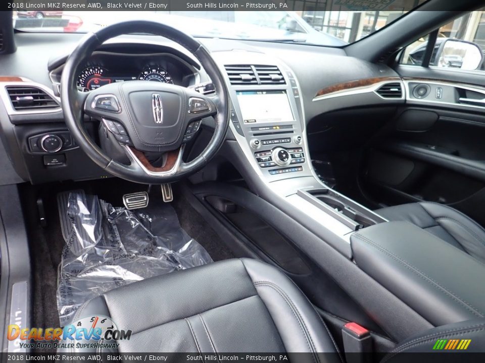 2018 Lincoln MKZ Reserve AWD Black Velvet / Ebony Photo #17