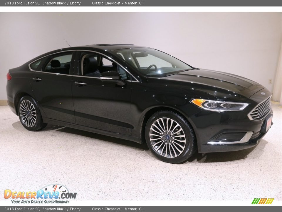 2018 Ford Fusion SE Shadow Black / Ebony Photo #1