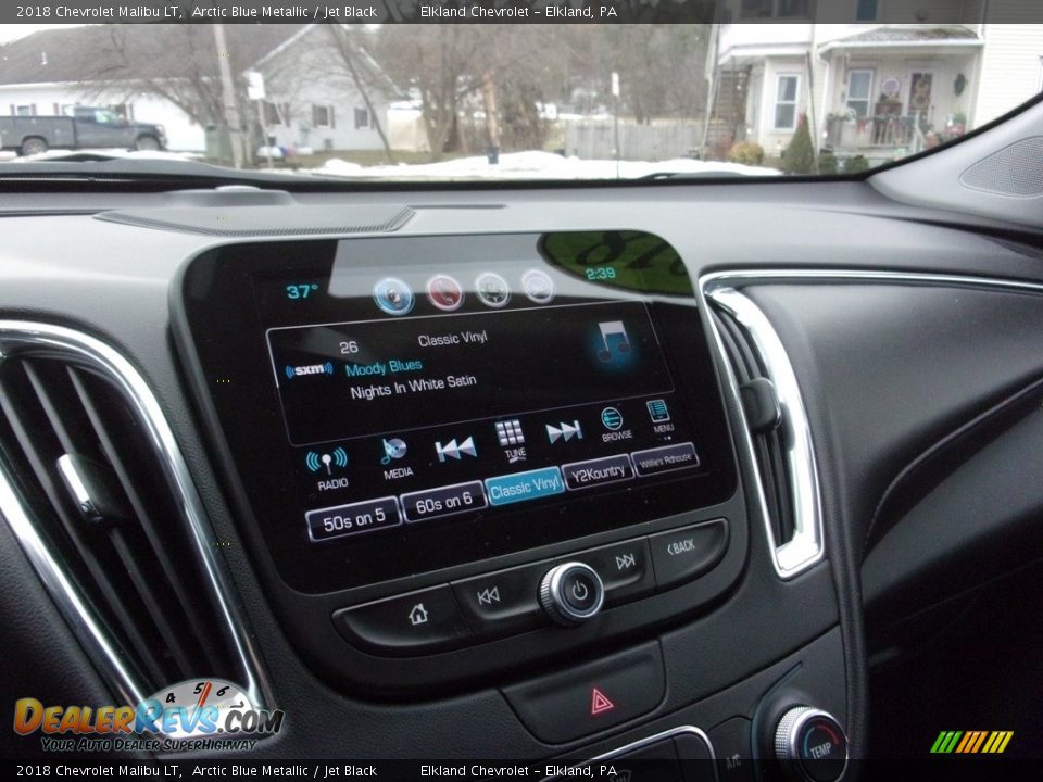 2018 Chevrolet Malibu LT Arctic Blue Metallic / Jet Black Photo #18