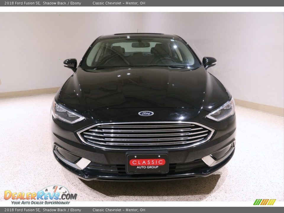 2018 Ford Fusion SE Shadow Black / Ebony Photo #2