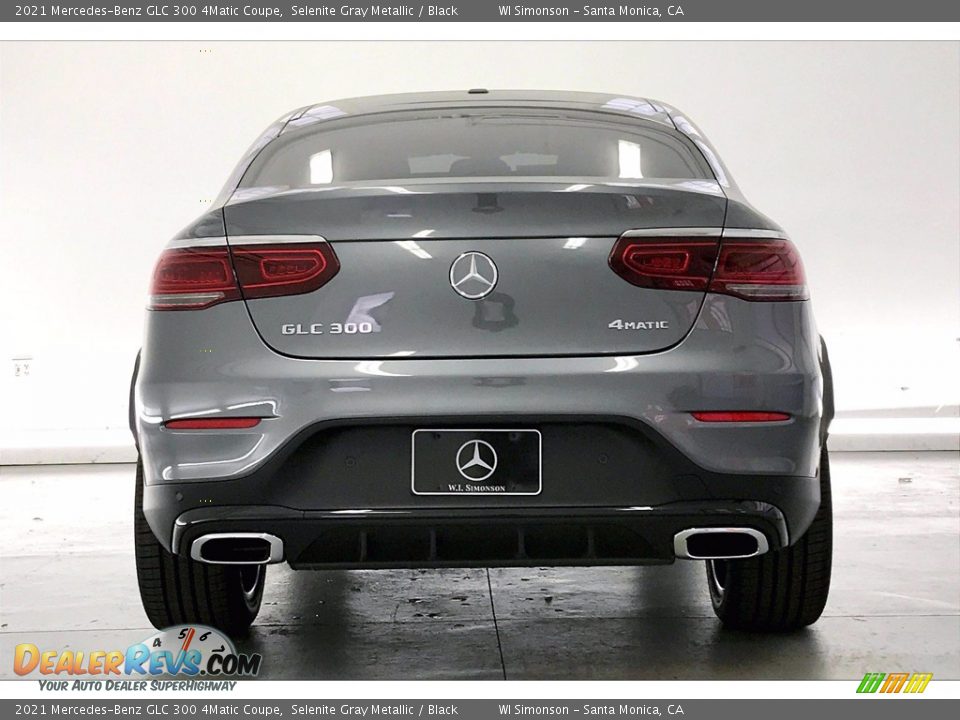 2021 Mercedes-Benz GLC 300 4Matic Coupe Selenite Gray Metallic / Black Photo #3