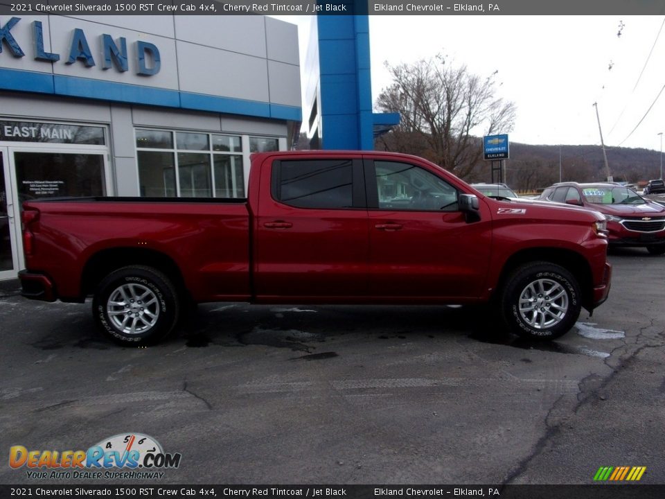 2021 Chevrolet Silverado 1500 RST Crew Cab 4x4 Cherry Red Tintcoat / Jet Black Photo #4