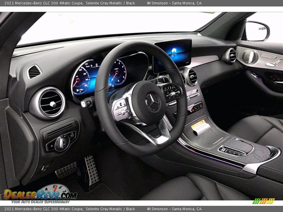 2021 Mercedes-Benz GLC 300 4Matic Coupe Selenite Gray Metallic / Black Photo #4