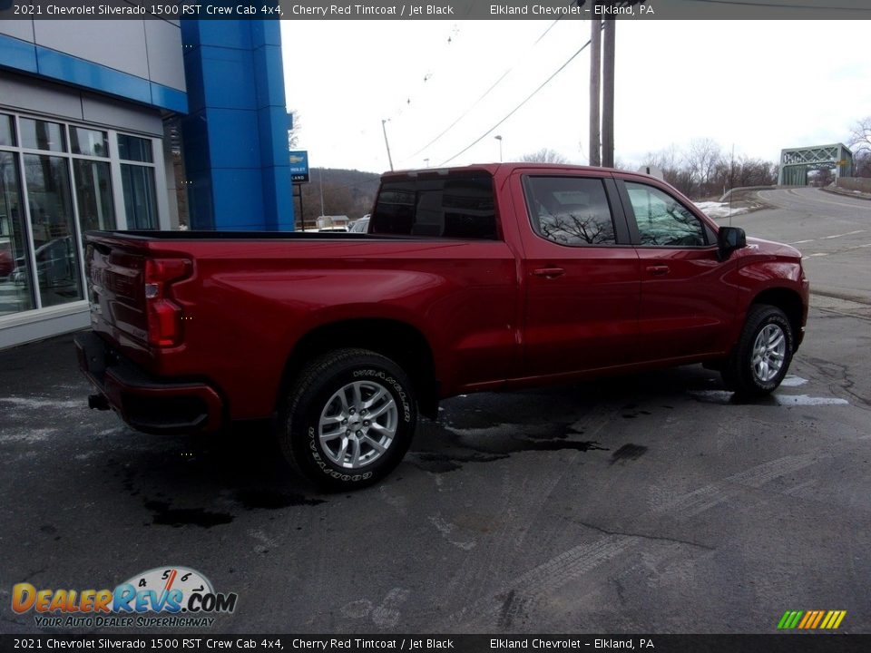 2021 Chevrolet Silverado 1500 RST Crew Cab 4x4 Cherry Red Tintcoat / Jet Black Photo #5