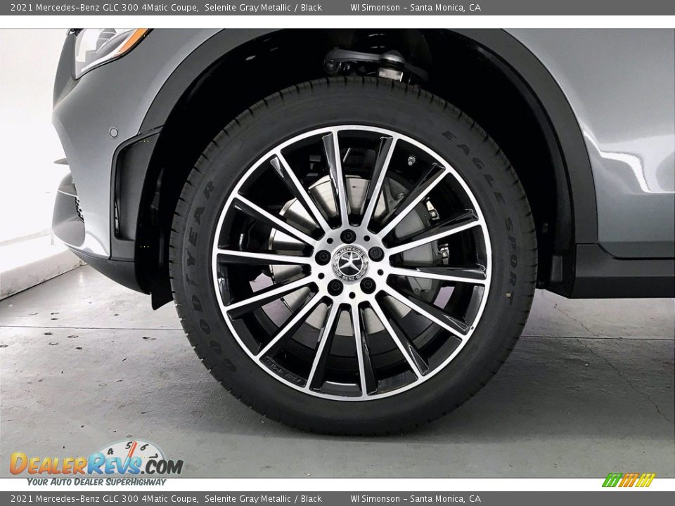 2021 Mercedes-Benz GLC 300 4Matic Coupe Selenite Gray Metallic / Black Photo #9