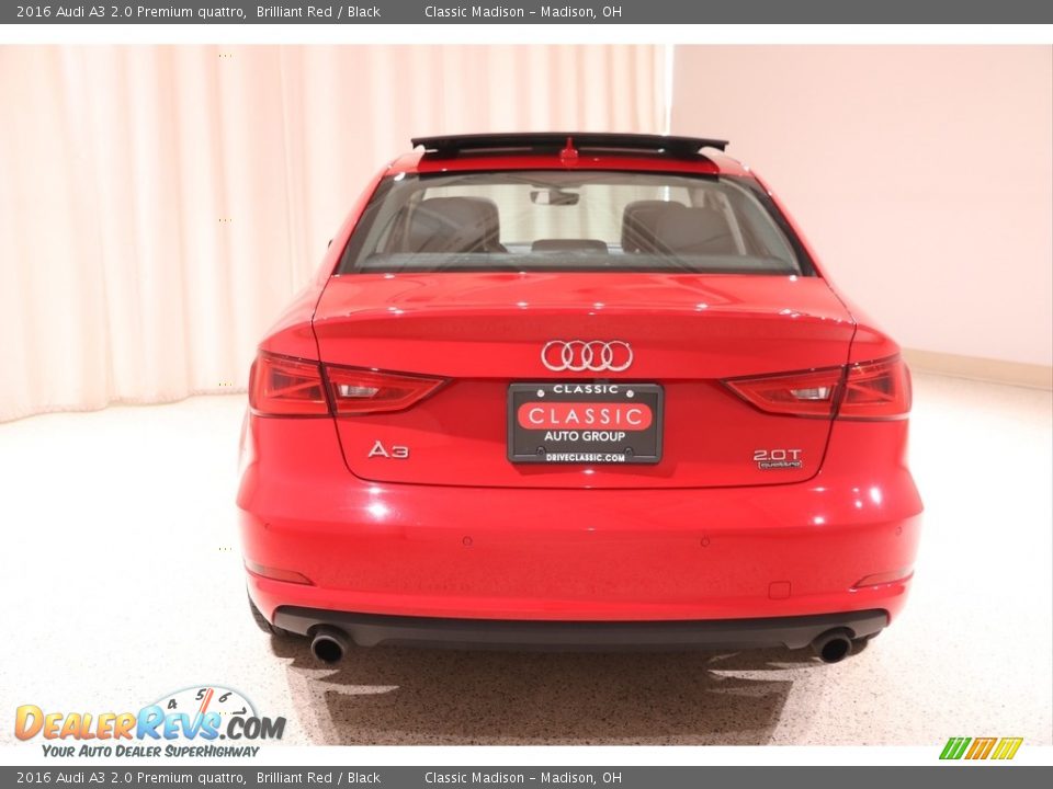 2016 Audi A3 2.0 Premium quattro Brilliant Red / Black Photo #19