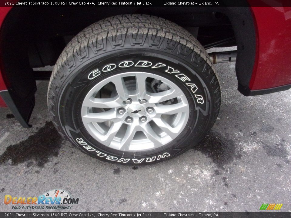 2021 Chevrolet Silverado 1500 RST Crew Cab 4x4 Cherry Red Tintcoat / Jet Black Photo #12