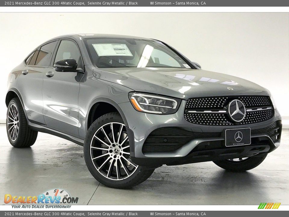 2021 Mercedes-Benz GLC 300 4Matic Coupe Selenite Gray Metallic / Black Photo #12