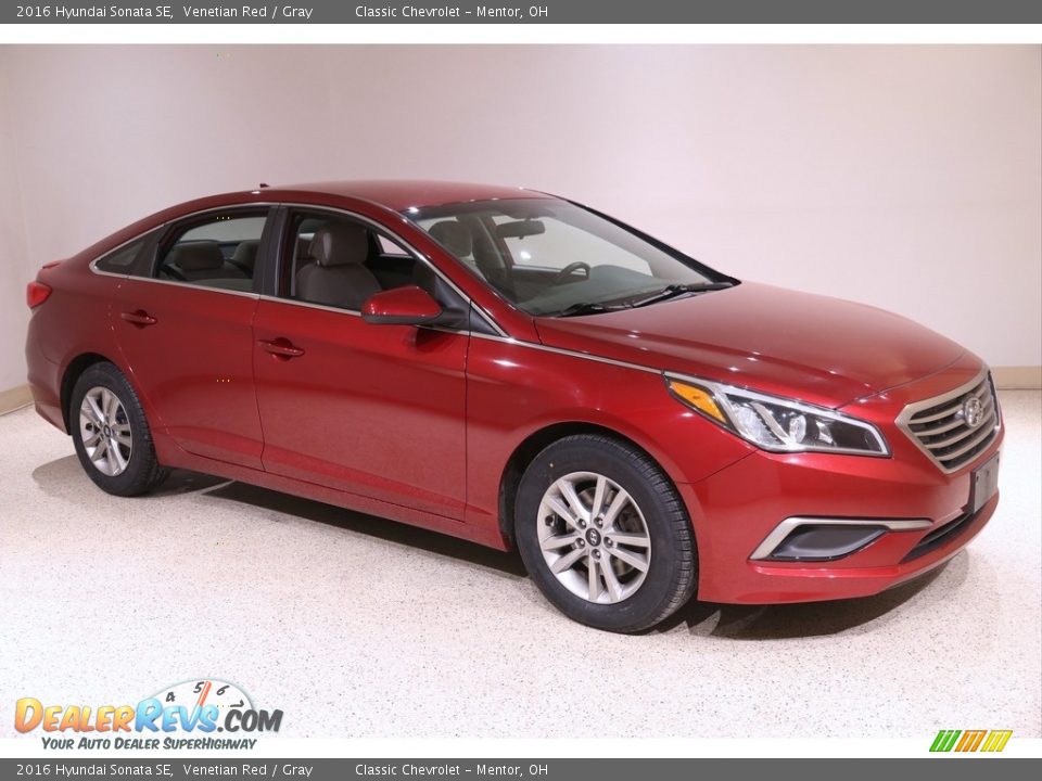 2016 Hyundai Sonata SE Venetian Red / Gray Photo #1