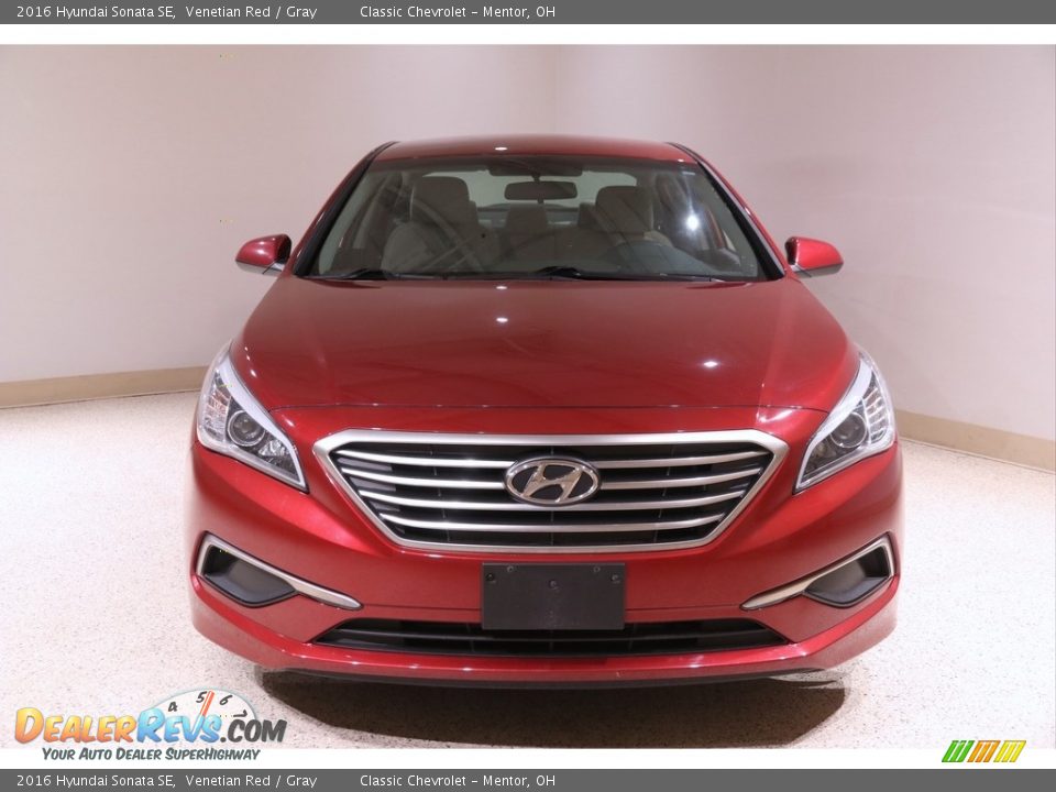 2016 Hyundai Sonata SE Venetian Red / Gray Photo #2