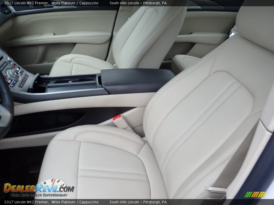 2017 Lincoln MKZ Premier White Platinum / Cappuccino Photo #16