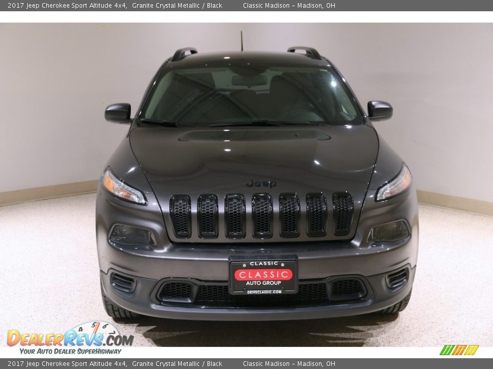 2017 Jeep Cherokee Sport Altitude 4x4 Granite Crystal Metallic / Black Photo #2