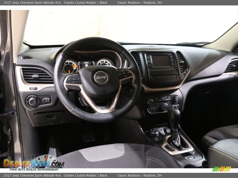 2017 Jeep Cherokee Sport Altitude 4x4 Granite Crystal Metallic / Black Photo #6