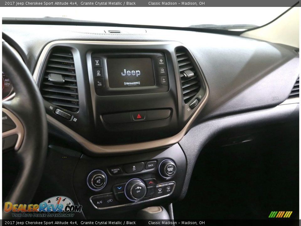 2017 Jeep Cherokee Sport Altitude 4x4 Granite Crystal Metallic / Black Photo #9