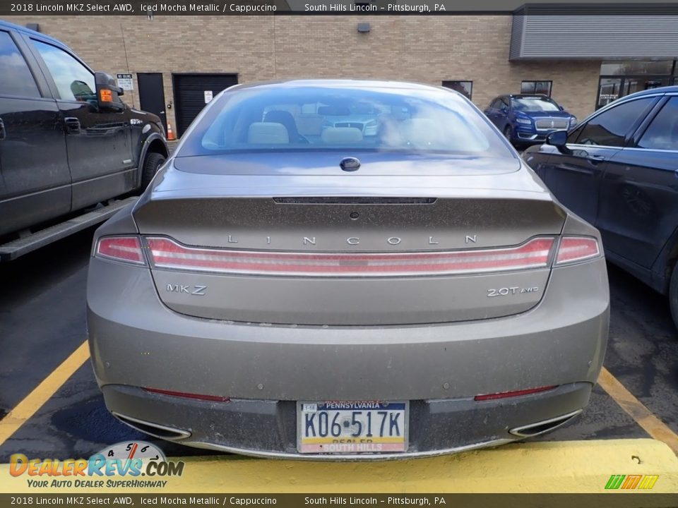 2018 Lincoln MKZ Select AWD Iced Mocha Metallic / Cappuccino Photo #3